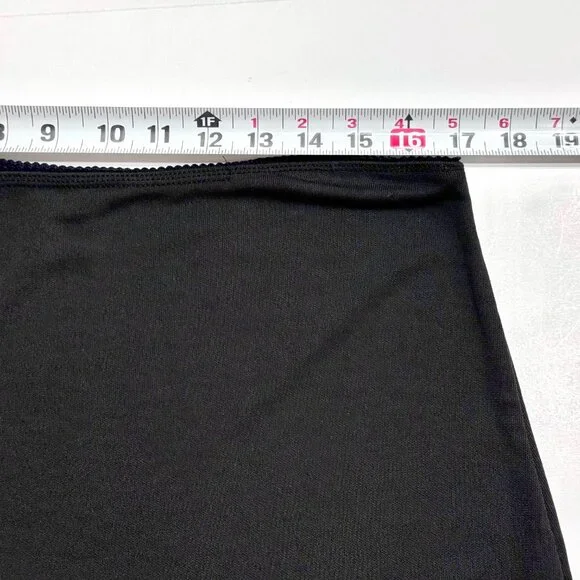 Vtg 90s Y2K Old Navy Stretch Pencil Skirt Witchy Whimsigoth Capsule Grunge Black - Picture 8 of 10